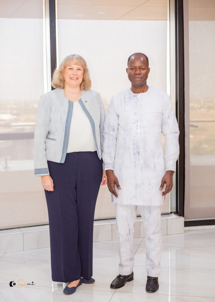 Visite de courtoisie ambassadrice des Etats-Unis au Patronat burkinabè